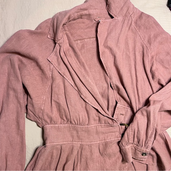 Free People Joani Belted Peplum Jacket - Picture 5 of 8